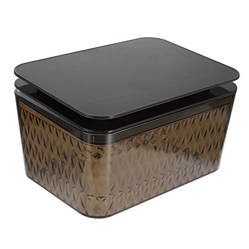 Exceart – Dispensador de lenços para bebês portátil com tampa para viagem, marrom