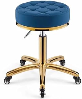 Taburete giratorio de 360° con ajuste hidráulico, capacidad de 330 libras, para bar, salón y uso doméstico