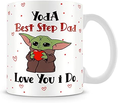 Fathers Day, Yoda Best Dad Love You I Do Birthday, Christmas, papa, Daddy, pop, Yoda Mug Unique Ceramic Coffee/Tea 11 oz Cup/Mug. (Dad)