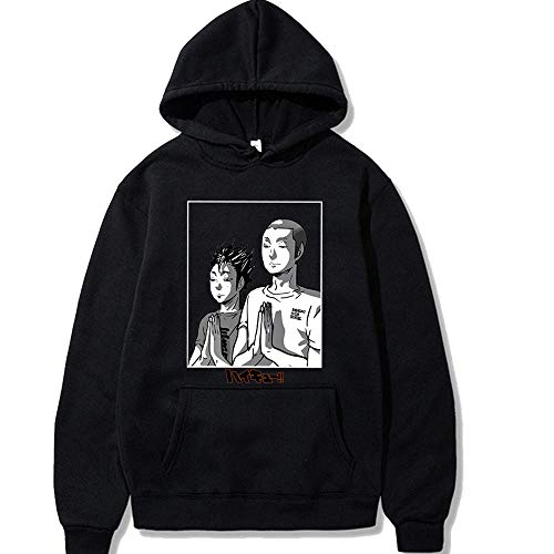 Sudaderas con Capucha Divertidas Haikyuu Unisex Kuroo Anime Bokuto Manga Shoyo Voleibol Sudadera Cover