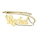 Personalized Name Necklace 14k Gold Dainty Pendant Charm