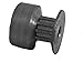 BandB Manufacturing 11MP012M6CA3 Timing Pulley, 11 Teeth, MXL Pitch for 0.125" Wide Belts, 1 Flange and Hub Serves as Second Flange