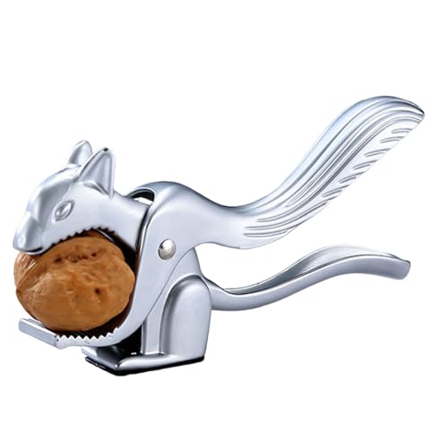 MOUMOUTEN Walnut Cracker Clip, Squirrel Shape Zinc Alloy Walnut Opener, Nut Cracker Chestnut Clip, Multipurpose Nutcracker, for Chestnuts Pecans Almonds Hazelnuts