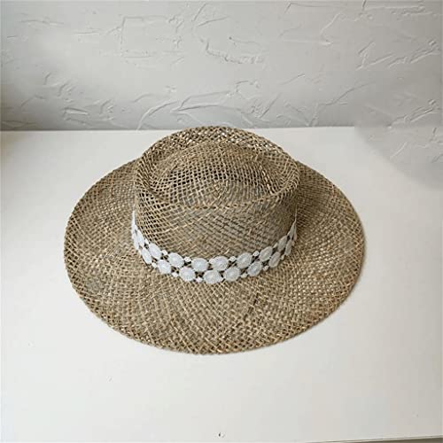 Chapeau de soleil bord plat pour femme idéal pour la plage