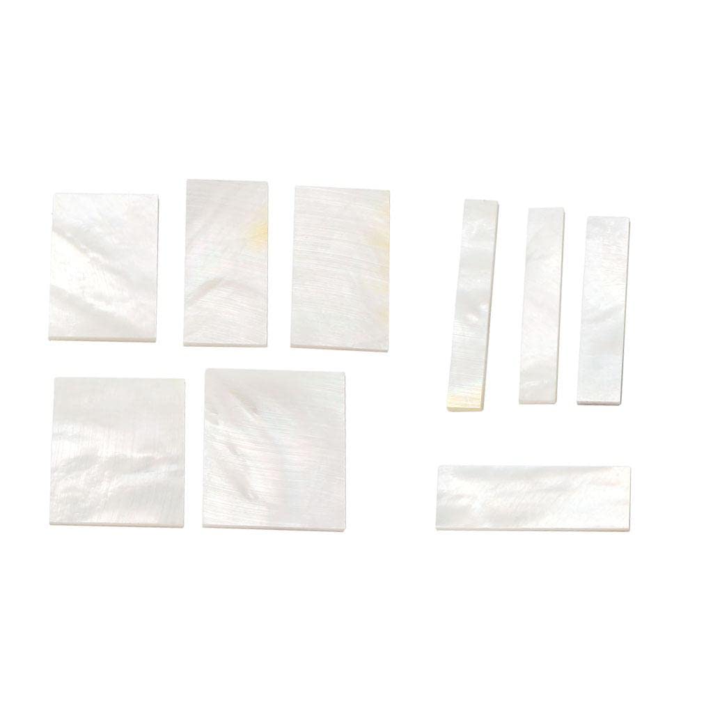 SunniMix incrustation de nacre blanche vierge pour guitare manche guitare