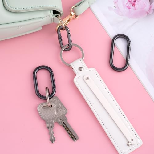 Image of Oval Spring Ring Clips, Metal Keyring Purse Clip