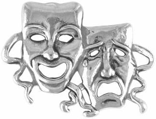 Lonestar Jewellery Drama Mask Pin