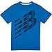 New Balance Big Boys' Short Sleeve Athletic Graphic T-shirt, Sonar, 14-16