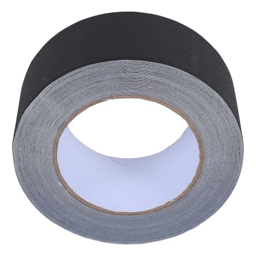 NAMOARLY 2 Inch X 30 Yards Black Industrial Grade Gaffer Tape Matte Finish Fabric Tape Strong Adhesive for Dance Floors and Stage Use