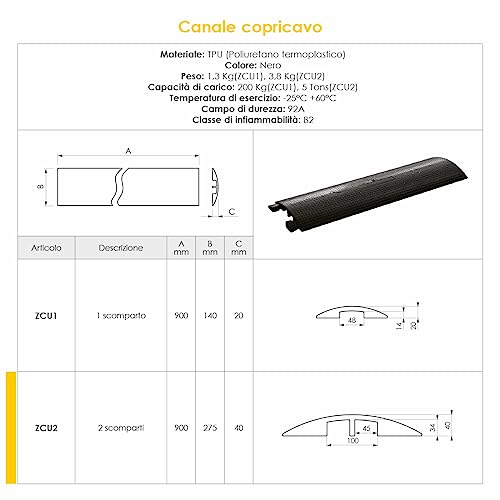 Kabelkanal abziehbar 275X30 mm
