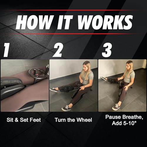 Image of Professional Leg Stretcher for Adductor Stretching up to 180, Leg Spreader Machine, Split Trainer for Legs - Ideal for Martial Arts, Ballet, and Daily Training