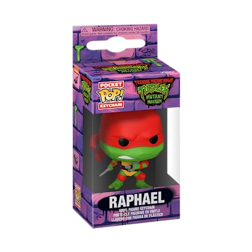 Funko Pop! Keychain: Teenage Mutant Ninja Turtles, (Teenage Mutant Ninja Turtles (TMNT) ) Raphael Novelty Keyring - Image 3