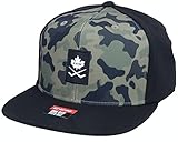 CCM Hockey Camo Flat Brim Snapback Hat - Black - OSFA