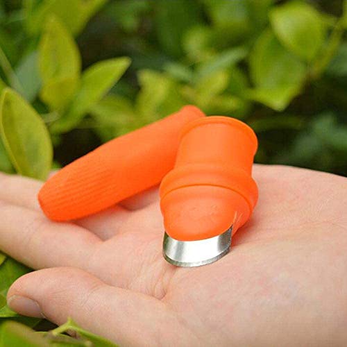 ARURA (LABEL) Thumb Cutter Separator Finger Tools Picking Device Cutting Tool For Garden Harvesting Plant Gardening