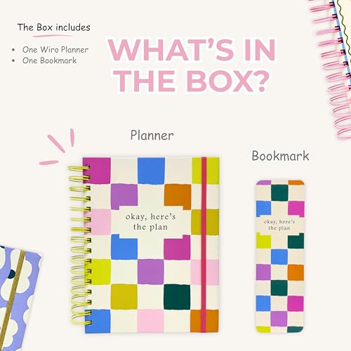 Image of Plan Edition Planner with Bookmark | Planner Set Includes A5 Journal (22x17 cm) 228 Pages | 120 GSM | 250+ Stickers | Bookmark with Cover Box (The Plan Edition, Aesthetic Series)