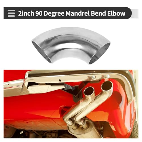 Embout échappement coude 90° en inox durable pour modification auto - 4