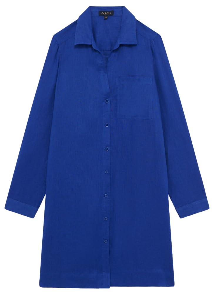 CAROLL Chemise longue en lin