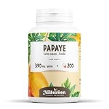 Papaye 390 mg - 200 gélules...
