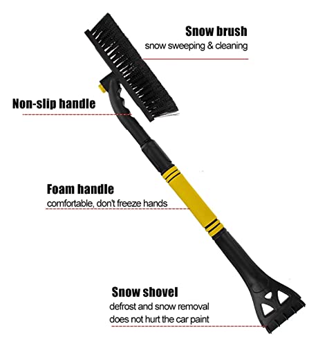 Pelle à neige d'hiver XMING brosse voiture rotative rétractable