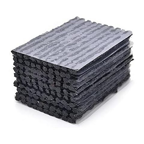 Laxzo® Tyre Repair Strips, 50pcs Rubber Tyre Repair Strings Long Tyre Repair Strings Tire Puncture Repair Strips Tubeless Repair Tool for Car Truck Motorbike Cover