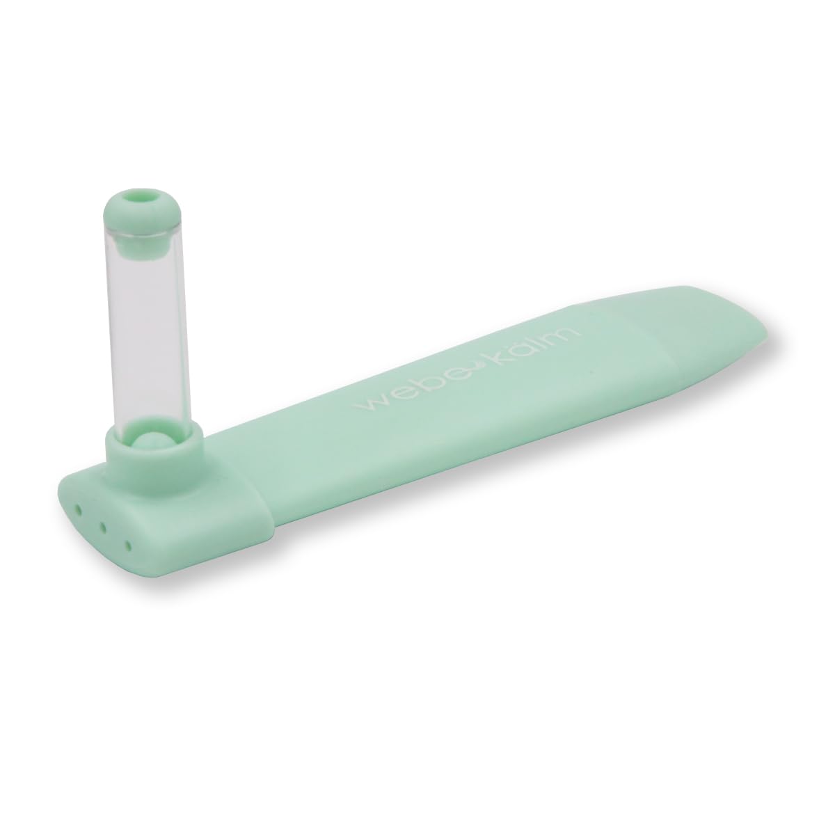 Product Title: webe kälm: Sensory tool for calming with slow exhalation, visual focus, and auditory regulation. Supports mindfulness, stress relief, bedtime, and anxiety. (MInt)