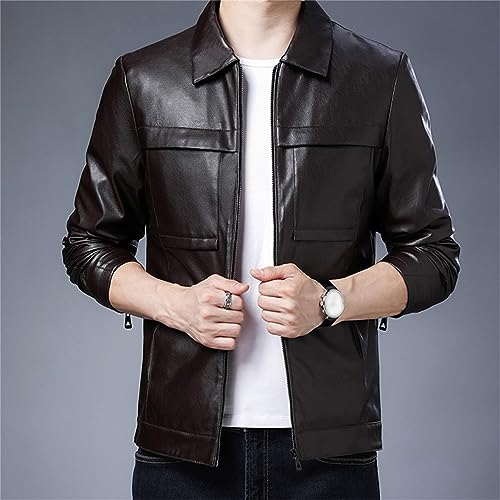 Chaqueta Liviana de Cuero para Hombre miniatura 2