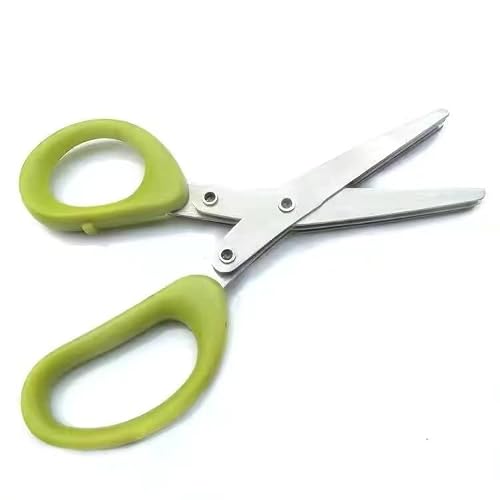 Lafresh Herb Scissors Kitchen Scissors Peelers Kitchen Shears Salad Scissors For Chopped Salad Shredding And Cooking Fresh Garden Herbs Also Can Used For Cutting Paper. #TOP2