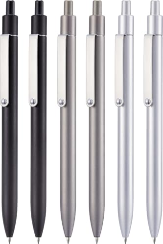 Stylo encre gel avec corps en métal LINFANC 0,7 mm pour une écriture fluide haut de gamme
