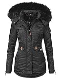 pelzjacke damen ebay Der Style: Warmer Damen Stepp-Parka mit vielen aufwendigen Details und wunderschöner Kunstpelz Kapuze (mit Druckknöpfe befestigt, daher abnehmbar)