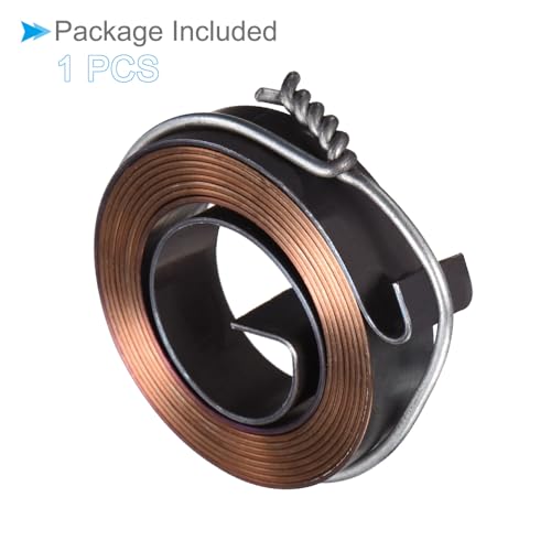 CoCud Mola de furadeira, 100 cm de comprimento 40 x 10 x 0,8 mm, montagem de mola de bobina de retor