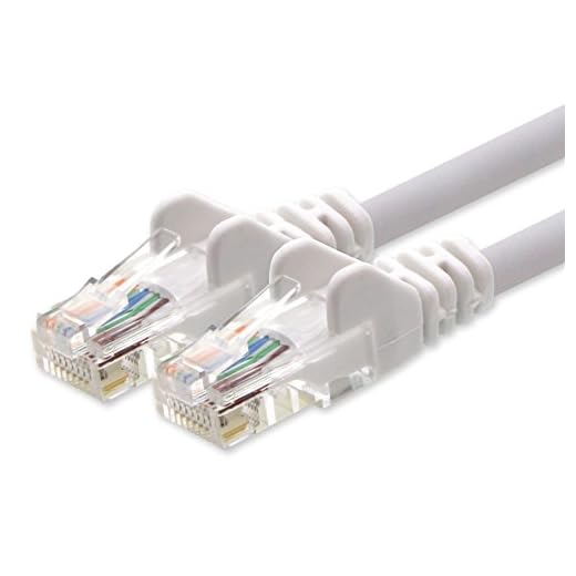 Nätverkskabel CAT 5e UTP-nätverkskabel med 2x RJ45-kontakter 20m vit