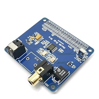 DollaTek HiFi digi PRO Scheda Audio Digitale per Raspberry Pi 4B/3B+/3B/2B|Due oscillatori|Fibra Ottica I2S SPDIF|44,1 e 48kHz|