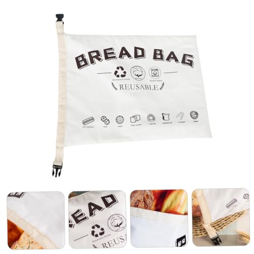 Bolsa de pan para compra de granos ecológica en algodón lavable Mikikit 8