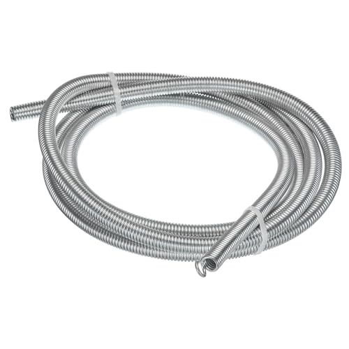 Image of sourcing map Spring Tube Bender OD 15mm/0.59" Steel Spring Pipe Copper Tubes 2500mm/98.42" Long for 3/4" Copper Pipe(19mm) in Home Renovations,Electrician Wiring Bending Pipe(Insert-Pipe use)