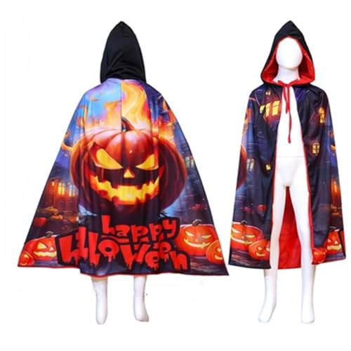 Capa de murciélago de Halloween, calabaza, bruja, hombre lobo, capa misteriosa, espeluznante, a la moda, casual, fiesta temática, disfraces de Halloween, disfraz de fiesta
