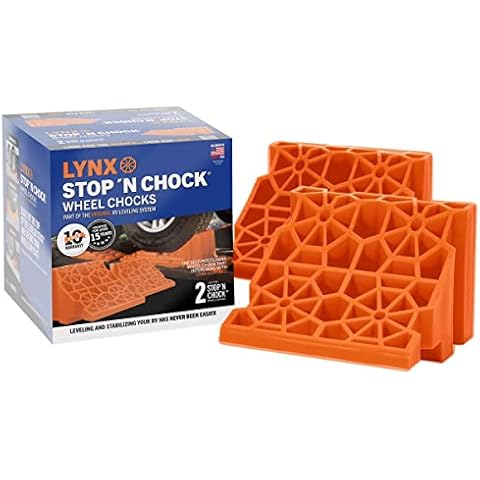 Tri-Lynx 00018 Wheel Stop/Chock, (Pack of 2) , Orange Cover