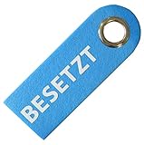 AUFHÄNGUNG: Dank der großen stabilen Metall-Öse (Durchmesser 3 cm) passend für jeden Türgriff