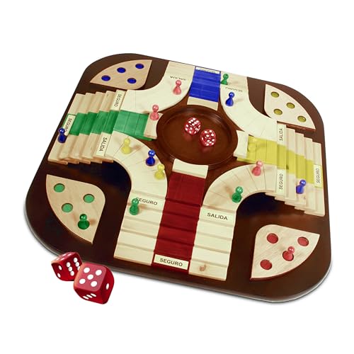 Parques Colombiano 3D Colombian Parks Parcheesi Parchis Board Game Original tablero de parque Cubano Tradicional Gifts Artesanias Wooden Games