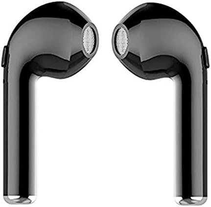 Wireless Bluetooth Headset, USB Charger, Mini Binaural Stereo, Headphone Accessories, Smartphone Audio Surround Headphones for iPhone, Android, Samsung (Black)