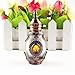 Produktbild XWSH 15 ml arabischer Stil ätherisches Öl Flasche und Dropper Glas Leere Flasche antikes Metall Mattglas Parfümflasche (Farbe : A, Size : 15ml)