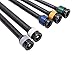 Ldafava Torsion Limiting Extension Bar Set High Quality Chrome Molybdenum Steel Pneumatic Power Tools Universal for Automotive Repair and Maintenance 5PCS 1/2in White Grey Blue Yellow