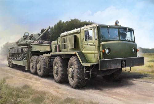 Trumpeter 1/72 MAZ-537G Tractor y Remolque Semirremolque miniatura 1