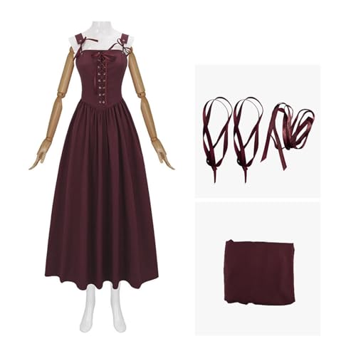 Robe médiévale fluide à lacets pour une liberté de mouvement sur scène - 2
