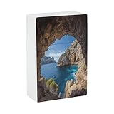 Estuche para cigarrillos Arch en Mallorca, España, con resorte a presión, tapa abatible con una sola mano, de plástico, para viaje, para hombre y mujer.