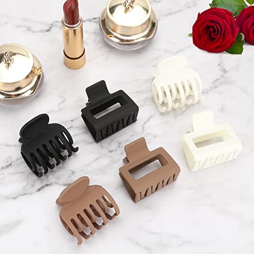 6Pcs Medium Claw Hair Clips For All Ages Women Girls,Strong Hold Hair Claw Non-Slip Hair Accessories Pefrect For All Hair Types #TOP5