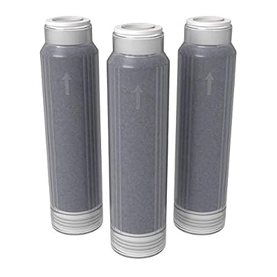 AQUATICLIFE Reverse Osmosis 10-Inch Mixed-Bed Color Changing Deionization Resin Filter Cartridge for RO/DI System Units, 3-Pack