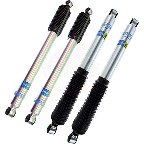 Bilstein B8 5100 Series 4 Shocks Kit for 99-03 Ford F-350 Super Duty 4WD 0-2.5 Front & 0-1 Rear inch lift Ride Monotube replacement Gas Charged Shock absorbers