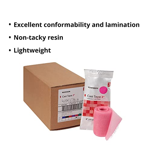 McKesson Pink Fiberglass Cast Tape #TOP15