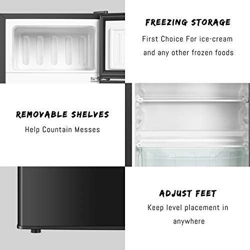 HAILANG 3.2 Cu.ft Mini Fridge