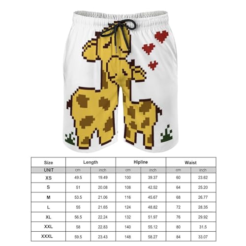 Short de bain homme cerf imprimé maillot de bain séchage rapide plage